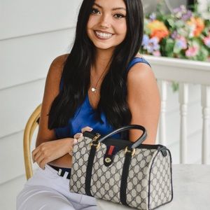 Authentic Vintage Gucci Boston Bag